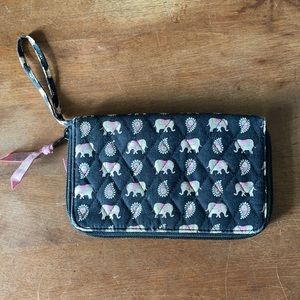 Pink Elephants Vera Bradley Clutch